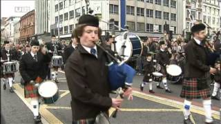 St Patricks Day celebrations in Belfast 2014 [upl. by Htiaf167]