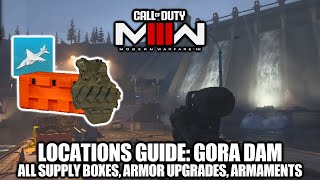 COD Modern Warfare 3  Gora Dam Locations All Weapons Items Armor Upgrades amp Armaments [upl. by Nisbet136]