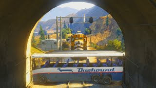 INSANE TRAIN CHALLENGES GTA 5 Challenges [upl. by Ymaj]