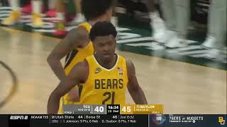 Baylor Basketball M Highlights vs TCU  January 28 2024 [upl. by Aila]