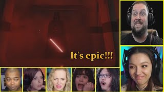 Rogue One Darth Vader scene Reaction Compilation [upl. by Alad]