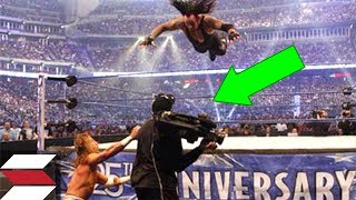 10 Times WWE Employees Got In The Way Of Wrestlers [upl. by Yllen910]