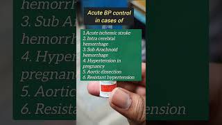 Labetalol  Antihypertensive  BP Control in hindi medical bp short [upl. by Zolner]