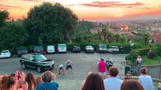 Piazzale Michelangelo Firenze 🌅 Sunset and Panoramic View of Florence Firenze 🇮🇹 [upl. by Walters]