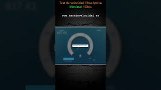 Test de velocidad fibra Movistar 1Gbs [upl. by Colline]