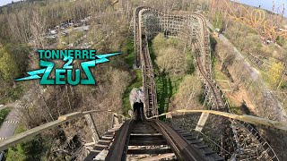 Tonnerre 2 Zeus 4K Front Seat POV  Parc Astérix [upl. by Yeca]