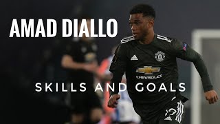 Amad Diallo • Skills and Goals 2021 [upl. by Alimac]