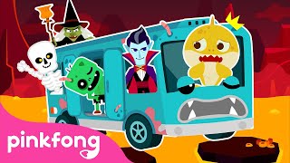 🚌 Mystery Halloween Bus  👻 Halloween Adventure  Pinkfong Songs amp Stories for Children [upl. by Tahmosh529]