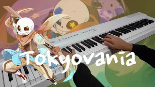 Undertale Ink Sans Theme  quotTokyovaniaquot piano cover SharaX Remix [upl. by Naneik]