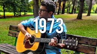 1973  James Blunt INSTRUMENTAL fingerstyle guitar cover [upl. by Coulter]