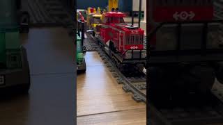 Lego city red cargo train 3677 [upl. by Romine894]