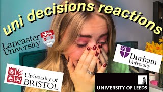 UNIVERSITY DECISION REACTION 2021  uk college decision reaction 2021 amp reacting to my ucas offers [upl. by Htebasyle362]