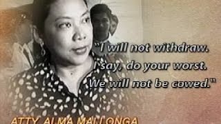 Startalk Atty Alma Mallonga quotI will not withdraw I say do your worst We will not be cowedquot [upl. by Negeam]