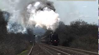 44871 amp 70013 Oliver Cromwell tackle the Lickey Incline [upl. by Blondelle]