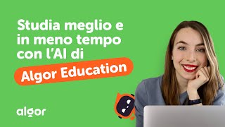 Un sito web salvavita per i tuoi esami  Algor Education [upl. by Tore]