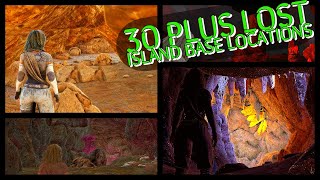 30 PLUS LOST ISLAND CAVERATHOLEBASE LOCATIONS for PVP [upl. by Anilesor705]