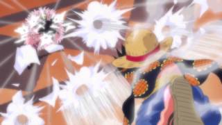 Luffy and Kyros VS Doflamingo  Jet Gatling [upl. by Peters]