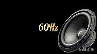 Onda senoidal 60Hz Bass Subwoofer JBL Klipsch SVS Jamo Boston Paradigm Focal Yamaha Sony Onkyo [upl. by Nolos]