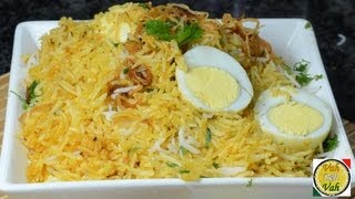 Egg Biryani  By Vahchef  Vahrehvahcom [upl. by Idoj]