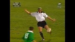 Percy Montgomery monster punt kick vs Ireland 1998 [upl. by Ethelin918]