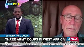 Burkina Faso Coup  Three army coups in West Africa [upl. by Nuavahs]