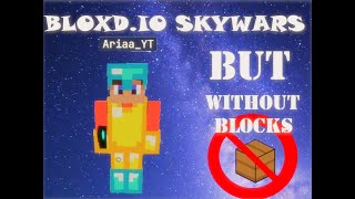 Bloxdio Skywars with NO BLOCKS [upl. by Reisman702]