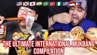 the ULTIMATE international mukbang compilation [upl. by Rezzani]