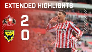 Extended Highlights  Sunderland AFC 2  0 Oxford United [upl. by Adnileb]