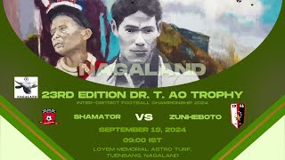 23RD EDITION DR T AO TROPHY  SHAMATOR VS ZUNHEBOTO  LOYEM MEMORIAL ASTRO TURF TUENSANG [upl. by Sigfrid]