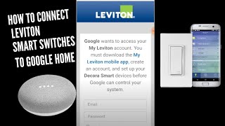 How To Connect Leviton Switch To Google Home [upl. by Zilef]