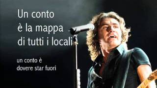 Ligabue Ora e Allora Testo [upl. by Nosdrahcir]