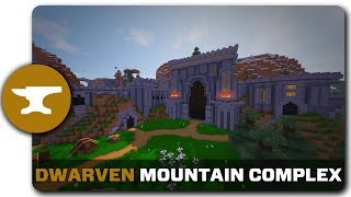 Minecraft Building Tutorial  How to build a Dwarven Mountain Complex [upl. by Gunthar423]