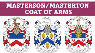 Masterson Coat of Arms amp Family Crest  Symbols Bearers History [upl. by Engel137]