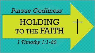 1 Timothy 1120  Holding to the Faith  with Felix Fernandez [upl. by Aggarwal]