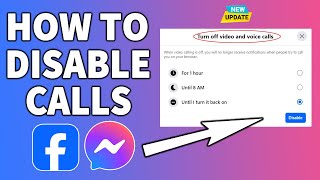 How to turn off calls on Facebook Messenger update 2024 [upl. by Kcirnek728]