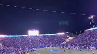 BYU Football Start of the 4th Quarter Drone Show Vs Ok State [upl. by Uriia]