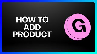 How To Add Product In Gumroad Tutorial [upl. by Hanleigh]