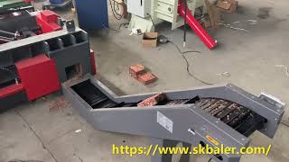 Copper chips briquette press machine millberry copper scrap baling machine copper baler machine [upl. by Stewart]