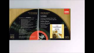 Weber  Clarinet Concertino Meyer Blomstedt Dresden [upl. by Kyne]