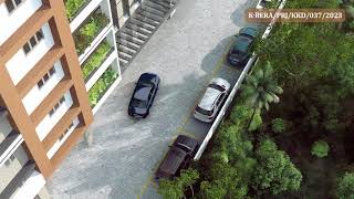 3BHK UltraLuxury Apartments in Calicut  Walkthrough Veegaland Symphony Chevayur  Veegaland Homes [upl. by Madeline113]