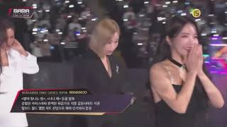 MAMAMOO WIN WORLDWIDE FANS CHOICE TOP 10 MAMA JAPAN 2018 [upl. by Meerak222]