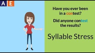 Syllable Stress Patterns for TwoSyllable Words [upl. by Aira]