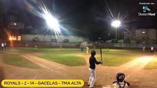 ROYALS VS GACELAS TORNEO NOCTURNO LIGA OLMECA 11 DE NOV 2024 [upl. by Juliette]