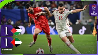 AsianCup2023  Group C  Palestine 1 1 United Arab Emirates [upl. by Yt907]