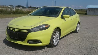 2013 Dodge Dart Rallye Start Up Engine amp Full Tour [upl. by Adnylg843]