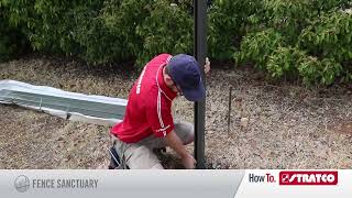 HowTo Install Stratco EziSlat Fencing Panel Assembly [upl. by Corson]