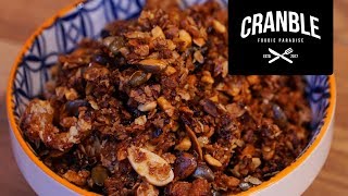 Cranble  Agave and Apricot Granola [upl. by Oralia]