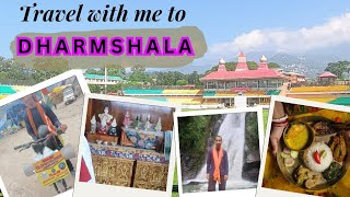 Exploring McLeodGanj in Dharamshala ।Bhagsunag Waterfall  dalai Lama temple।cycle trip [upl. by Yaja]