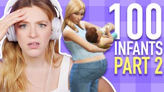 Can You Have 100 Babies In One Lifespan In The Sims 4  100 BABY CHALLENGE SPEEDRUN  Part 2 [upl. by Spenser]