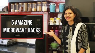 5 Amazing Microwave Food Hacks  माइक्रोवेव में बनाए झटपट नास्ता  Microwave Recipe  kabitaskitchen [upl. by Halla]